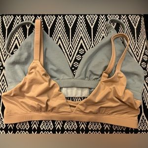 {SOLD}BUNDLE - Skims Cotton Jersey Triangle and Fits Every Body Bralettes Medium